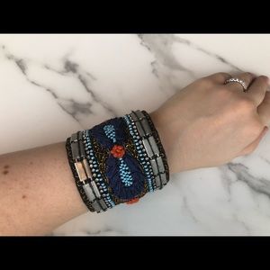 Bracelet with Beads and a Zipper